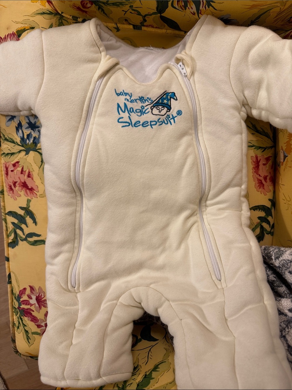 Baby Merlin’s Magic Sleepsuit Cream Sleep Sack Pajamas